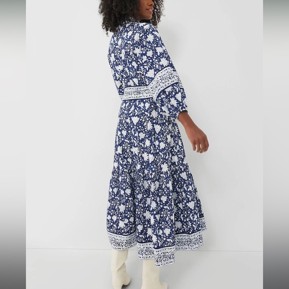 SUE SARTOR
Exclusive Navy Flounce Dress - Picture 4 of 11